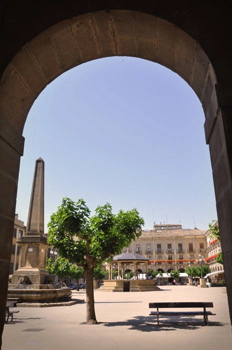 plaza francisco de navarra en tafalla