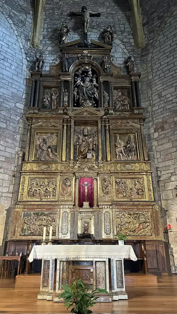 retablo iglesia de san pedro en zumaia