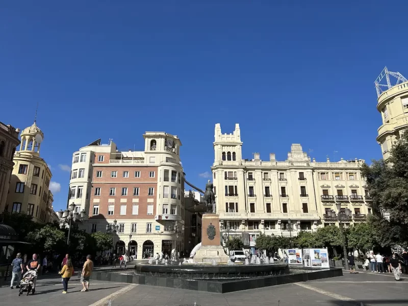 Plaza de las Tendillas en el centro de Córdoba