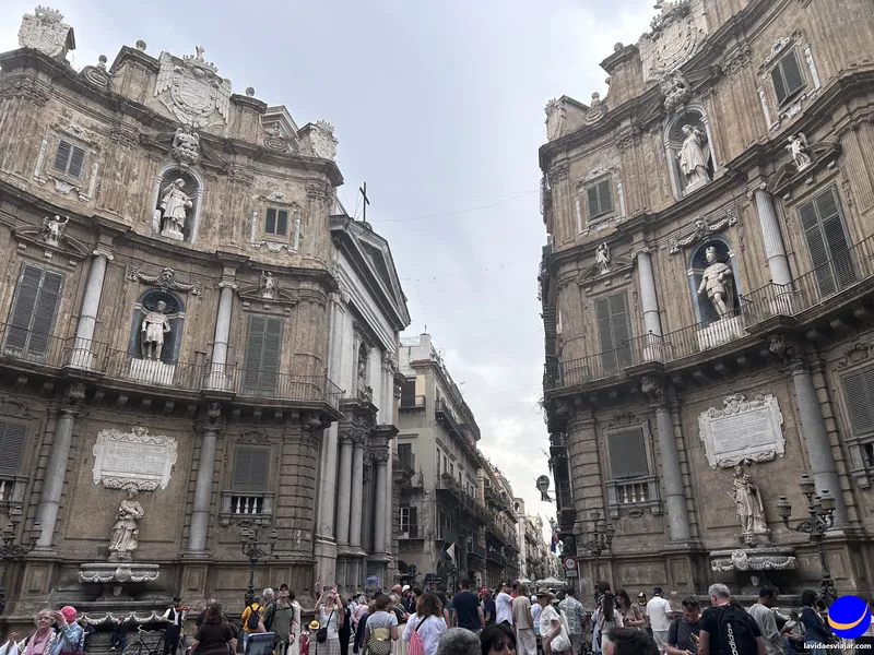 quattro canti de palermo centro de la ciudad