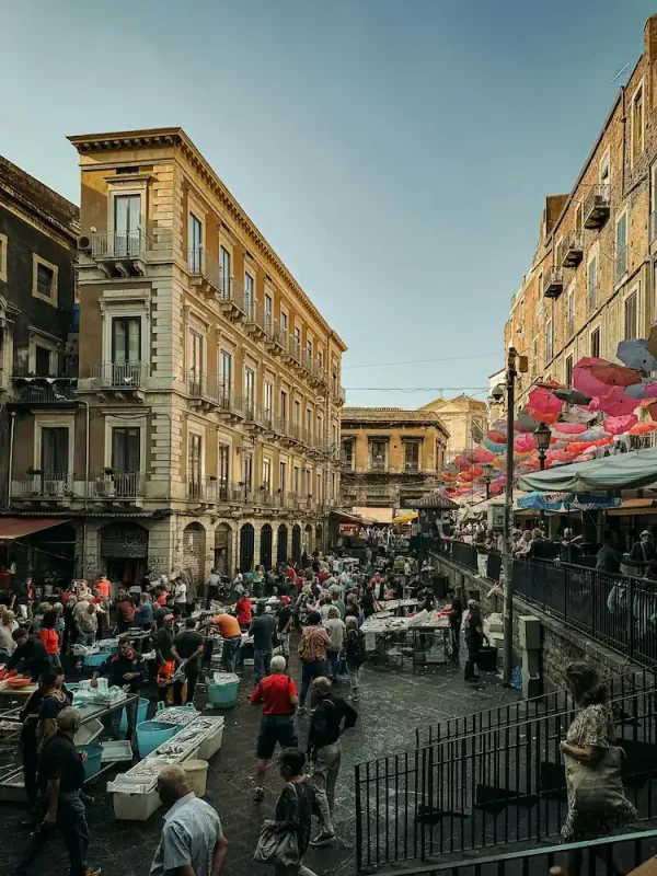 mercado de la pescheria en catania