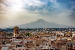 panorámica de la ciudad de catania
