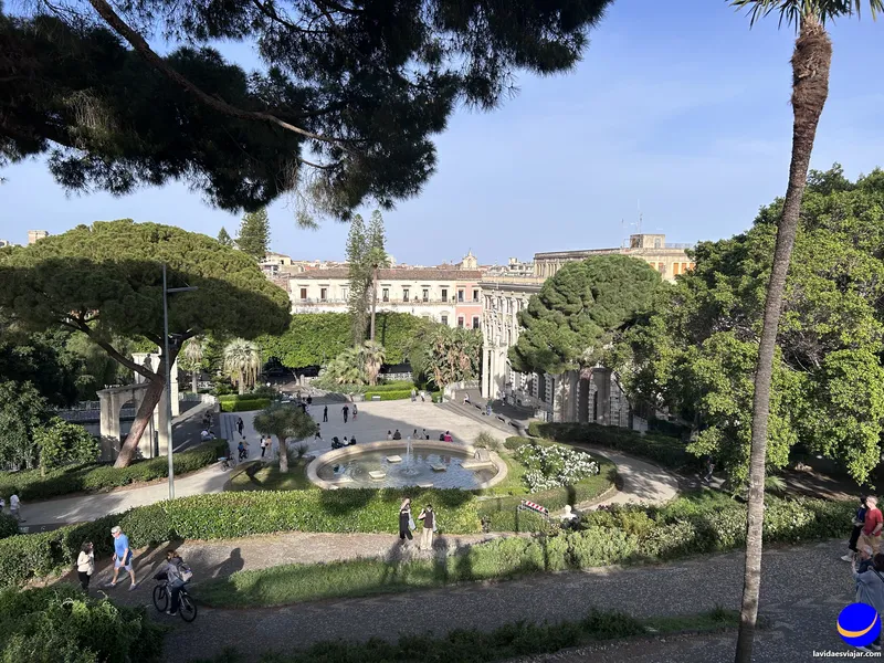 Villa Bellini, el parque más bonito de Catania